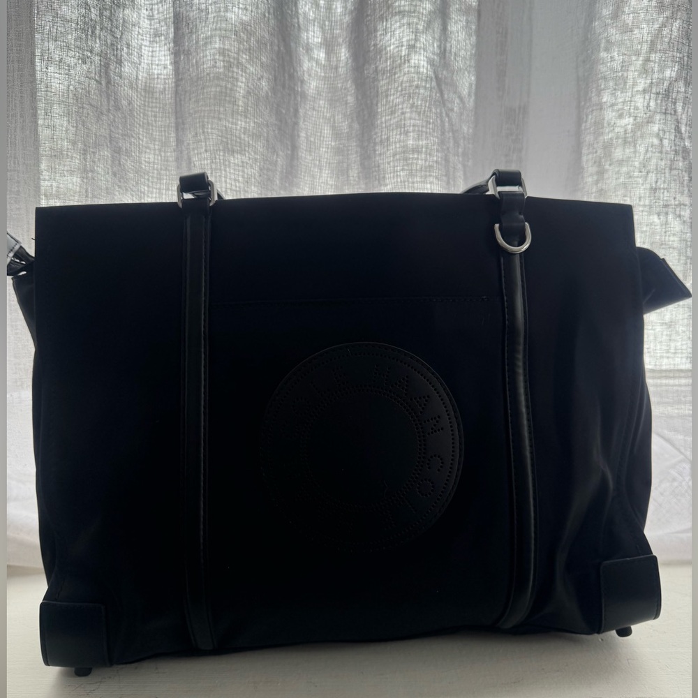 Cole Haan Black nylon and leather tote Bag
